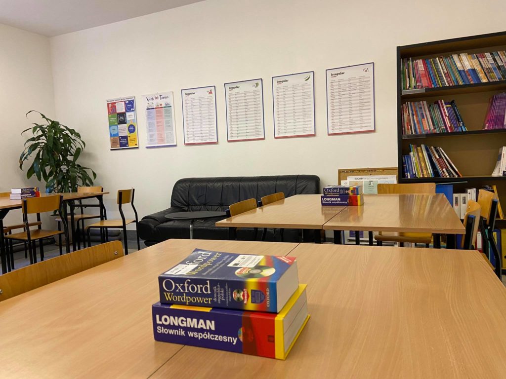 Sala językowa w Liceum Edukacja we Wrocławiu