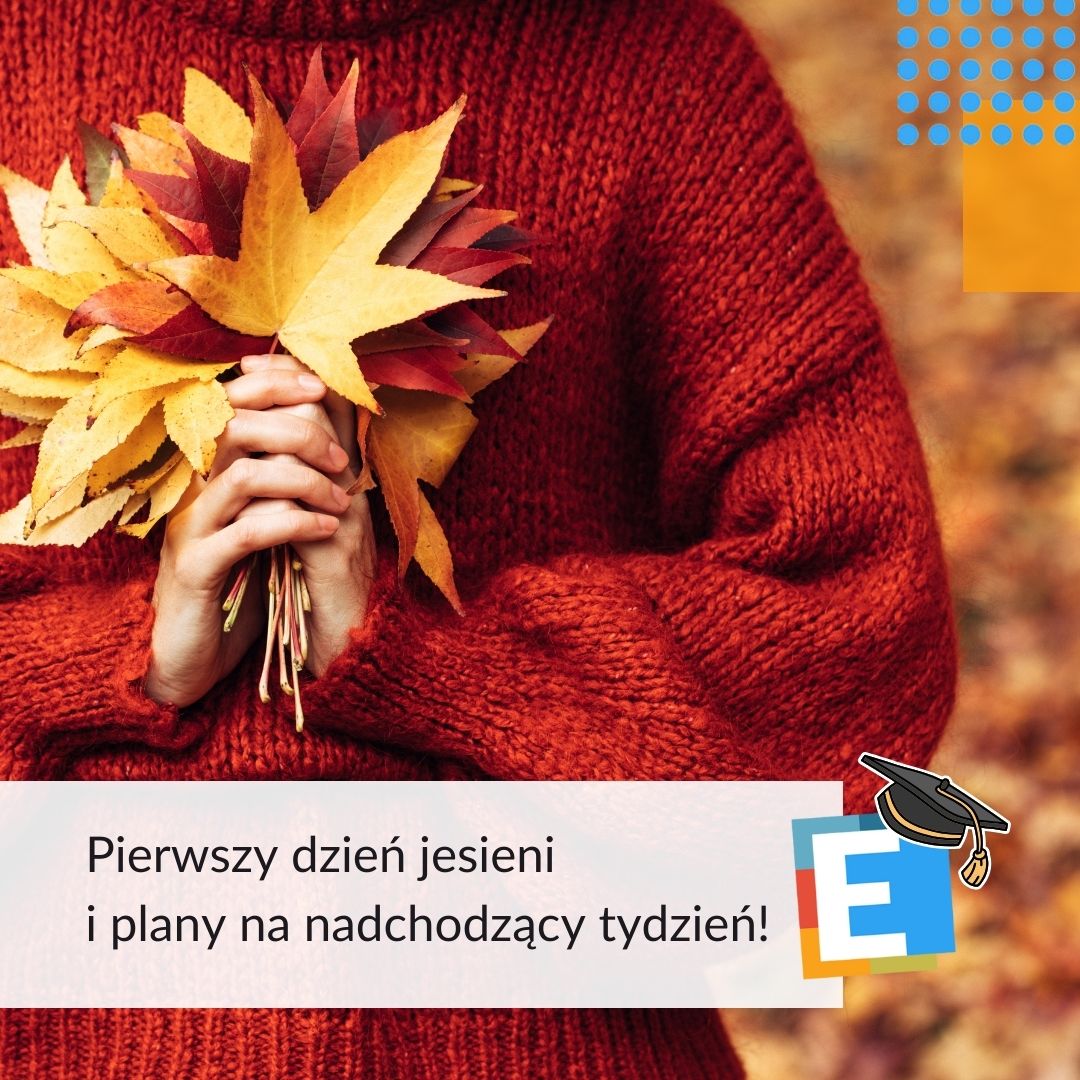 Podziękowania i plany na nowy tydzień