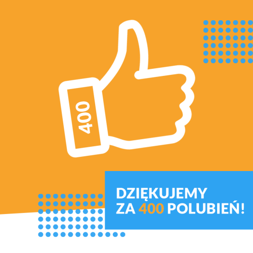 400 polubień na Facebooku